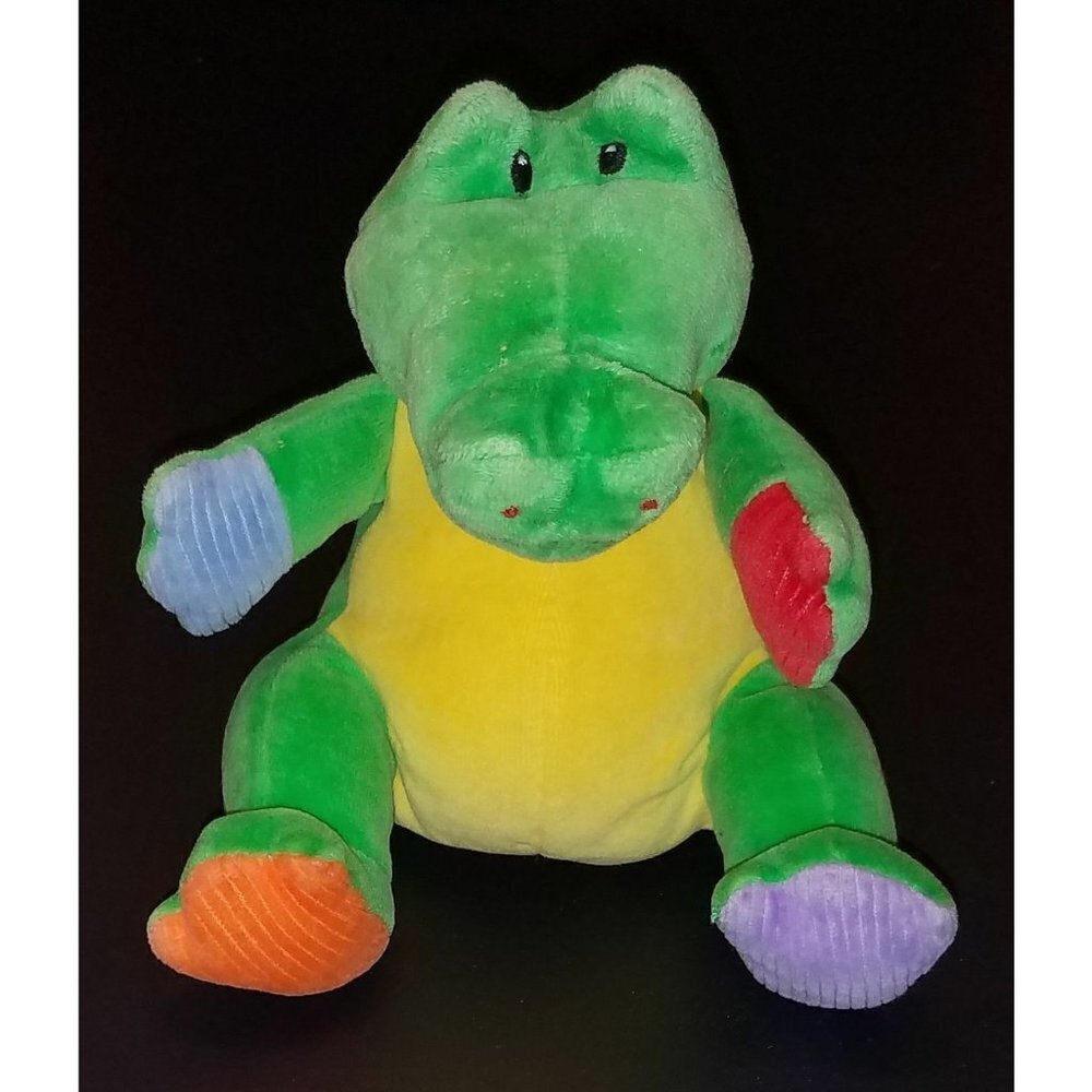 Gally Alligator Baby Gund Rattle Lovey 7" Stuffed Animal Toy Crocodile 58018